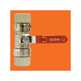 Zawór kulowy PP-R 25mm SIGMA LI ZMK25 do wody i CO