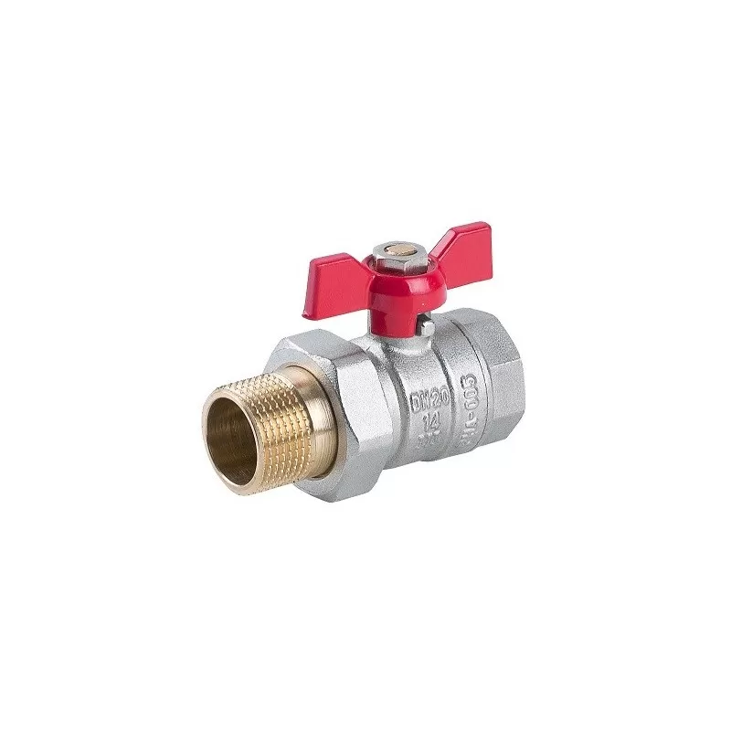 Zawór kulowy 1/2" ze śrubunkiem motylek PERFEXIM PHA-005 Zawór kulowy 1/2" ze śrubunkiem motylek PERFEXIM PHA-005