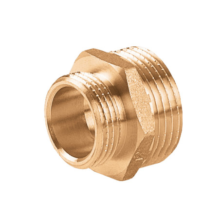 Nypel redukcyjny mosiężny 3/4"x1/2" RUMET (0047)