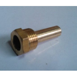 Obudowa czujnika temperatury 1/2x100 mm mosiężna 126.008