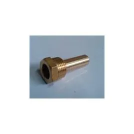 Obudowa czujnika temperatury 1/2x150 mm mosiądz 126.010