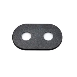 Rozeta maskująca podwójna 1/2" fi 22 mm grafit strukturalny