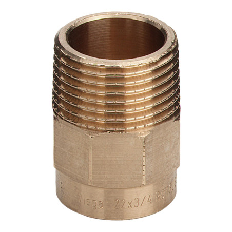 Złączka przejściowa 28 mm x 1" GZ brąz Viega 100285
