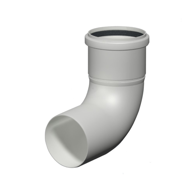 Kolano jednościenne PP 80 mm 87° Skoberne 504154 Kolano jednościenne PP 80 mm 87° Skoberne 504154