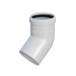 Kolano jednościenne PP 45° DN 100 RICOM SING 11100B Kolano jednościenne PP 45° DN 100 RICOM SING 11100B