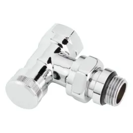 Zawór odcinający kątowy Danfoss RLV-CX 1/2" chrom 003L0273