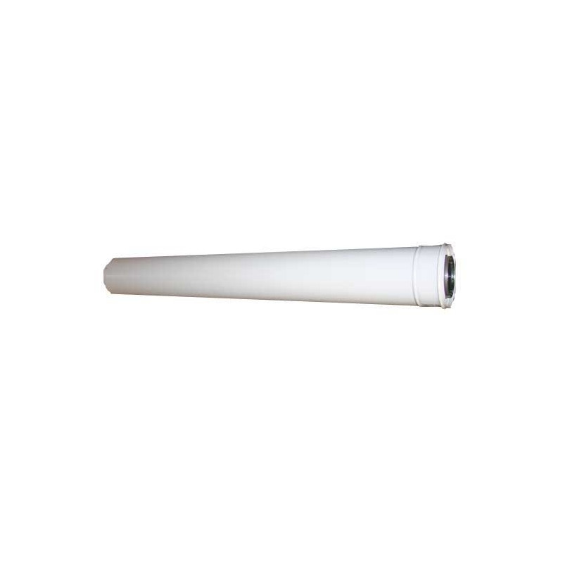 Rura dwuścienna Keller 80/125 mm 1 m biała KEL 188251NVB