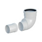Kolano redukcyjne 87° skręcane PP DN 60/80 RICOM 1006080BS