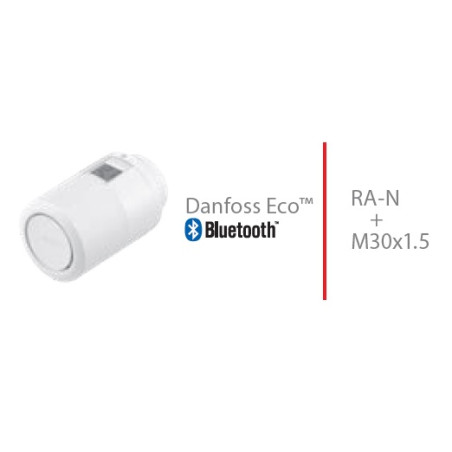 Głowica elektroniczna Danfoss Eco RA i M30x1,5 014G1001