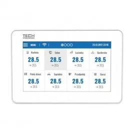 Panel Kontrolny TECH M-9R z WiFi podtynkowy biały