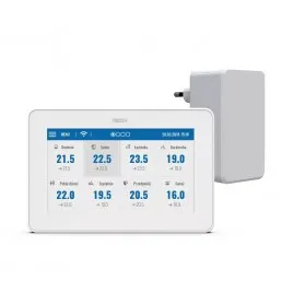 Panel Kontrolny TECH M-9T z WIFI Natynkowy Biały