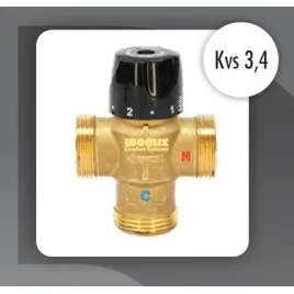 MIX THERM Zawór Mieszający Termostatyczny 35-60°C 3x1" GZ