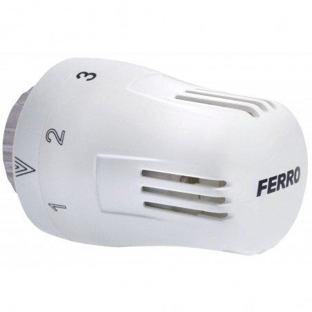 Głowica termostatyczna cieczowa FERRO GT10 M30x1,5 Biała