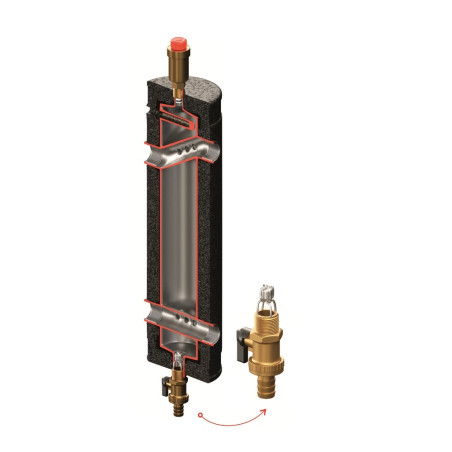 Sprzęgło hydrauliczne Elterm SHE-CD Condens 55kW 1" EPP 403055