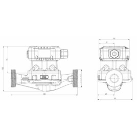 Pompa obiegowa AFRISO APH 360 25-7/180 mm G 1 1/2 1836000