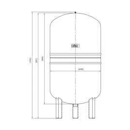 Reflex Refix DC 140 naczynie przeponowe 140l 10 bar 7309900