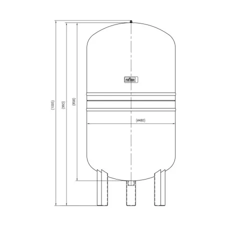 Reflex Refix DC 140 naczynie przeponowe 140l 10 bar 7309900