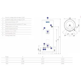 Podgrzewacz c.w.u. De Dietrich Assure ASHP 210