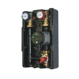 Grupa Mieszająco-pompowa SMT 125 DN25 (1") Z Izolacją Z Pompą Wilo Yonos Para 25/6 Z Zaworem 3-dr WOMIX