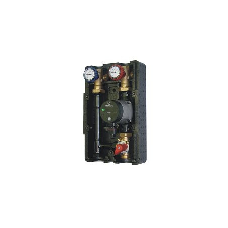 Grupa Mieszająco-pompowa SMT 125 DN25 (1") Z Izolacją Z Pompą Wilo Yonos Para 25/6 Z Zaworem 3-dr WOMIX