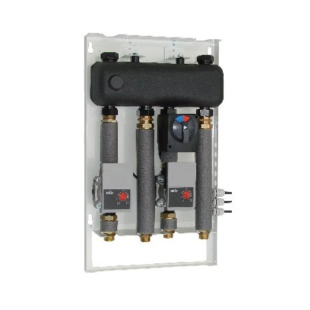 MIX-BOX 1 Z Pompami Wilo Yonos Para 15/6, Grupami SA83 I SMT83 Z Siłownikiem, Rozdzielaczem CX 2F I Szafką P2, WOMIX I Koszulką