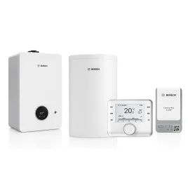 PAKIET: kocioł gazowy CONDENS GC5700iW 24P 23 + zasobnik Stora WD120B, 120l, biały + CW400