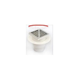 Wpust kanalizacyjny PLASMET prosty z pływakiem 150x150 fi110