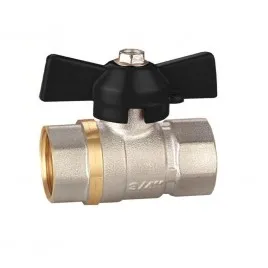 SBS NANOPANEL Zawór Kulowy 1/2" z dławikiem i motylkiem PN25