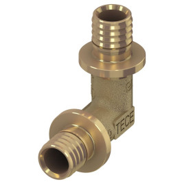 Kolano TECEflex 90 stopni 25 x 25 mm mosiądz standard