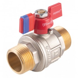Zawór Kulowy FERRO F-Power 1/2" z Motylkiem