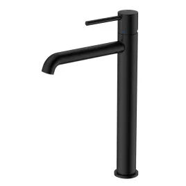 Bateria nablatowa AVAPAX ULTIMATE czarna matowa, wysoka bateria umywalkowa nablatowa