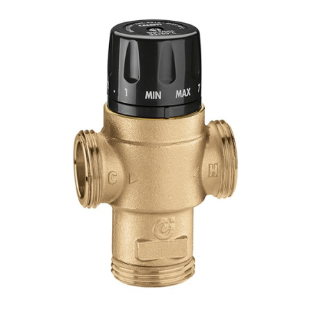 Termostatyczny zawór mieszający CALEFFI regulowany GZ 3/4 cala 35 - 65 °C 521900