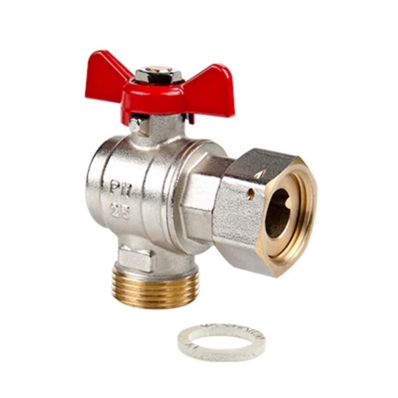 Zawór kulowy kątowy SPIN DN20 G 3/4 motylek Valvex 1473930
