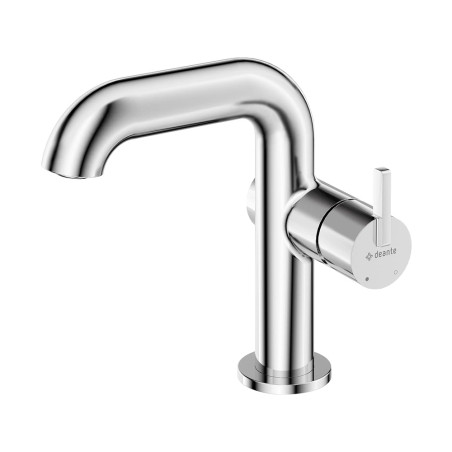 Bateria umywalkowa chrom z prostokątną wylewką DEANTE Silia BQS 024M