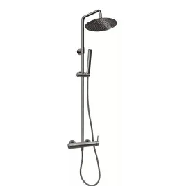 Zestaw natryskowy z deszczownią FERRO CIRICULUS gun metal 250 mm