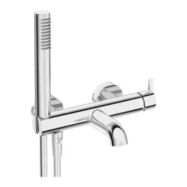 Bateria wannowa Deante Silia chrom z zestawem prysznicowym BQS 011M