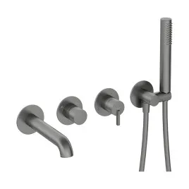 Bateria wannowa podtynkowa 4-otworowa Silia titanium