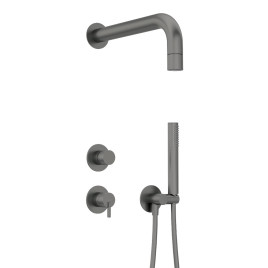 Zestaw prysznicowy podtynkowy titanium DEANTE Silia
