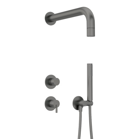 Zestaw prysznicowy podtynkowy titanium DEANTE Silia