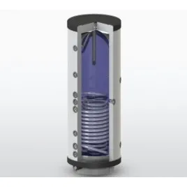 Wymiennik stojący 400 l ELEKTROMET WGJ-S DUO-S z dwiema wężownicami